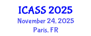International Conference on Anthropological and Sociological Sciences (ICASS) November 24, 2025 - Paris, France