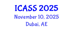 International Conference on Anthropological and Sociological Sciences (ICASS) November 10, 2025 - Dubai, United Arab Emirates