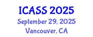International Conference on Anthropological and Sociological Sciences (ICASS) September 29, 2025 - Vancouver, Canada