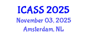 International Conference on Anthropological and Sociological Sciences (ICASS) November 03, 2025 - Amsterdam, Netherlands