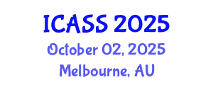 International Conference on Anthropological and Sociological Sciences (ICASS) October 02, 2025 - Melbourne, Australia