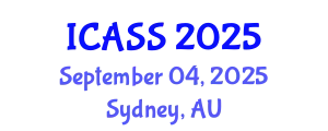 International Conference on Anthropological and Sociological Sciences (ICASS) September 04, 2025 - Sydney, Australia
