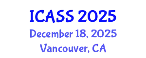 International Conference on Anthropological and Sociological Sciences (ICASS) December 18, 2025 - Vancouver, Canada