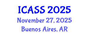 International Conference on Anthropological and Sociological Sciences (ICASS) November 27, 2025 - Buenos Aires, Argentina