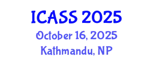 International Conference on Anthropological and Sociological Sciences (ICASS) October 16, 2025 - Kathmandu, Nepal