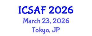 International Conference on Sustainable Aquaculture and Fisheries (ICSAF) March 23, 2026 - Tokyo, Japan