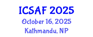 International Conference on Sustainable Aquaculture and Fisheries (ICSAF) October 16, 2025 - Kathmandu, Nepal