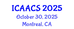 International Conference on Agriculture, Agronomy and Crop Sciences (ICAACS) October 30, 2025 - Montreal, Canada