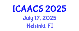 International Conference on Agriculture, Agronomy and Crop Sciences (ICAACS) July 17, 2025 - Helsinki, Finland