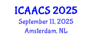 International Conference on Agriculture, Agronomy and Crop Sciences (ICAACS) September 11, 2025 - Amsterdam, Netherlands