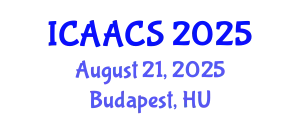International Conference on Agriculture, Agronomy and Crop Sciences (ICAACS) August 21, 2025 - Budapest, Hungary