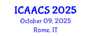 International Conference on Agriculture, Agronomy and Crop Sciences (ICAACS) October 09, 2025 - Rome, Italy