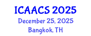 International Conference on Agriculture, Agronomy and Crop Sciences (ICAACS) December 25, 2025 - Bangkok, Thailand