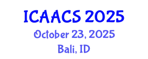 International Conference on Agriculture, Agronomy and Crop Sciences (ICAACS) October 23, 2025 - Bali, Indonesia