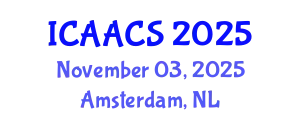 International Conference on Agriculture, Agronomy and Crop Sciences (ICAACS) November 03, 2025 - Amsterdam, Netherlands