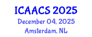 International Conference on Agriculture, Agronomy and Crop Sciences (ICAACS) December 04, 2025 - Amsterdam, Netherlands