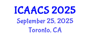International Conference on Agriculture, Agronomy and Crop Sciences (ICAACS) September 25, 2025 - Toronto, Canada
