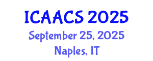 International Conference on Agriculture, Agronomy and Crop Sciences (ICAACS) September 25, 2025 - Naples, Italy