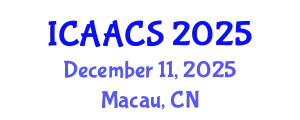 International Conference on Agriculture, Agronomy and Crop Sciences (ICAACS) December 11, 2025 - Macau, China
