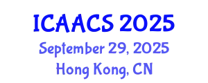 International Conference on Agriculture, Agronomy and Crop Sciences (ICAACS) September 29, 2025 - Hong Kong, China