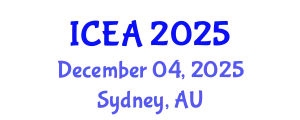 International Conference on Electromagnetics and Applications (ICEA) December 04, 2025 - Sydney, Australia