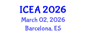 International Conference on Electromagnetics and Applications (ICEA) March 02, 2026 - Barcelona, Spain