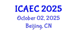 International Conference on Applied Electromagnetics and Communications (ICAEC) October 02, 2025 - Beijing, China