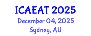 International Conference on Applied Electromagnetics and Antenna Technology (ICAEAT) December 04, 2025 - Sydney, Australia