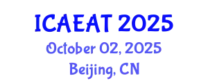 International Conference on Applied Electromagnetics and Antenna Technology (ICAEAT) October 02, 2025 - Beijing, China