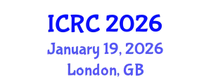 International Conference on Cosmic Ray (ICRC) January 19, 2026 - London, United Kingdom