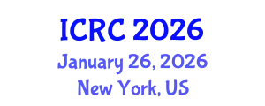 International Conference on Cosmic Ray (ICRC) January 26, 2026 - New York, United States