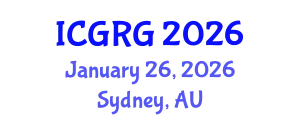 International Conference on General Relativity and Gravitation (ICGRG) January 26, 2026 - Sydney, Australia