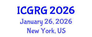 International Conference on General Relativity and Gravitation (ICGRG) January 26, 2026 - New York, United States