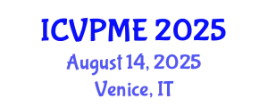 International Conference on Vibration Problems and Mechanical Engineering (ICVPME) August 14, 2025 - Venice, Italy