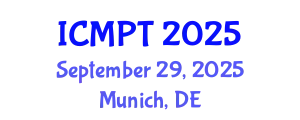 International Conference on Mycotoxins, Phycotoxins and Toxicology (ICMPT) September 29, 2025 - Munich, Germany