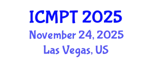 International Conference on Mycotoxins, Phycotoxins and Toxicology (ICMPT) November 24, 2025 - Las Vegas, United States