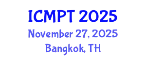 International Conference on Mycotoxins, Phycotoxins and Toxicology (ICMPT) November 27, 2025 - Bangkok, Thailand