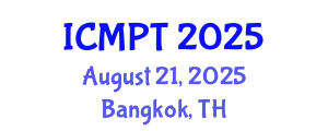 International Conference on Mycotoxins, Phycotoxins and Toxicology (ICMPT) August 21, 2025 - Bangkok, Thailand
