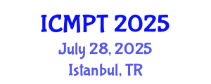 International Conference on Mycotoxins, Phycotoxins and Toxicology (ICMPT) July 28, 2025 - Istanbul, Turkey