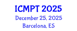 International Conference on Mycotoxins, Phycotoxins and Toxicology (ICMPT) December 25, 2025 - Barcelona, Spain