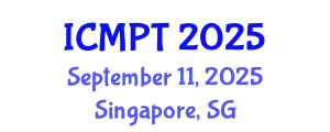 International Conference on Mycotoxins, Phycotoxins and Toxicology (ICMPT) September 11, 2025 - Singapore, Singapore