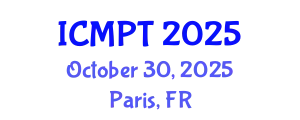 International Conference on Mycotoxins, Phycotoxins and Toxicology (ICMPT) October 30, 2025 - Paris, France