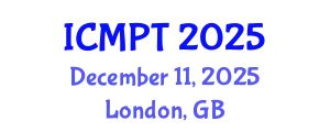 International Conference on Mycotoxins, Phycotoxins and Toxicology (ICMPT) December 11, 2025 - London, United Kingdom