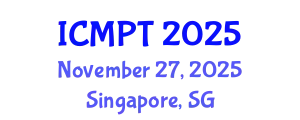 International Conference on Mycotoxins, Phycotoxins and Toxicology (ICMPT) November 27, 2025 - Singapore, Singapore
