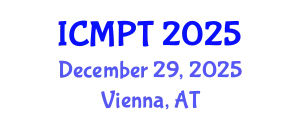 International Conference on Mycotoxins, Phycotoxins and Toxicology (ICMPT) December 29, 2025 - Vienna, Austria