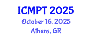International Conference on Mycotoxins, Phycotoxins and Toxicology (ICMPT) October 16, 2025 - Athens, Greece