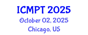 International Conference on Mycotoxins, Phycotoxins and Toxicology (ICMPT) October 02, 2025 - Chicago, United States