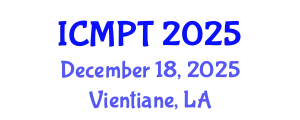 International Conference on Mycotoxins, Phycotoxins and Toxicology (ICMPT) December 18, 2025 - Vientiane, Laos