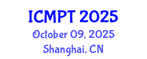 International Conference on Mycotoxins, Phycotoxins and Toxicology (ICMPT) October 09, 2025 - Shanghai, China