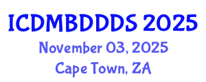 International Conference on Data Mining, Big Data, Database and Data System (ICDMBDDDS) November 03, 2025 - Cape Town, South Africa